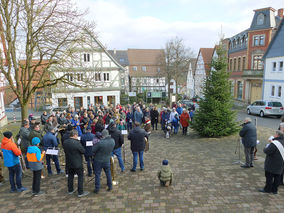 Feier des „Weihnachtsfriedens“ in Naumburg (© Karl-Franz Thiede)